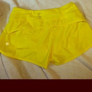 Lululemon speed shorts